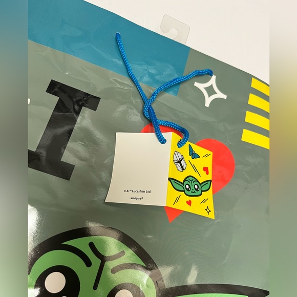 ❤️ FREE with any purchase 🙏🏽 Unique Star Wars Baby Yoda Child Gift Bag - Picture 3 of 13